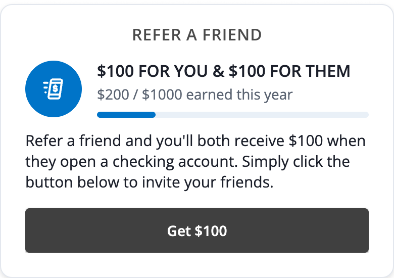 Standard refer-a-friend content block